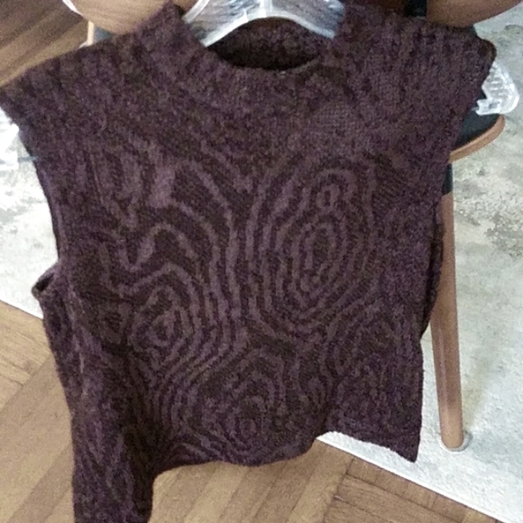 ST JOHN'S BY MARIE GRAY GORGEOUS MOCK NECK SWEATER,COLOR-BROWN,SIZE-PETITE - Picture 1 of 15